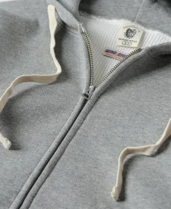 Bronson Mfg 1950s Wind Shield Full-Zip Thermal Hoodie -><noscript><img width=