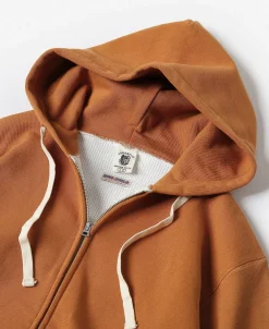 Bronson Mfg 1950s Wind Shield Full-Zip Thermal Hoodie -><noscript><img width=
