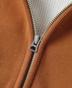 Bronson Mfg 1950s Wind Shield Full-Zip Thermal Hoodie -><noscript><img width=