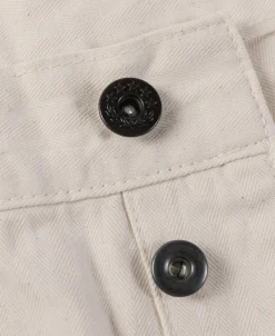 Bronson Mfg 1940s WWII USN 12 oz HBT Fatigue Deck Shorts><noscript><img width=