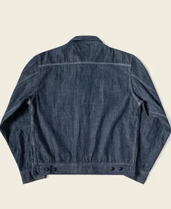 Bronson Mfg 1960s Zip Up Denim Work Jacket> Denim Jackets|Jackets & Coats