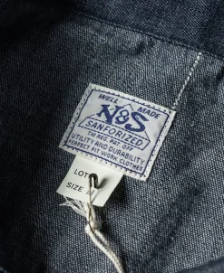 Bronson Mfg 1960s Zip Up Denim Work Jacket><noscript><img width=