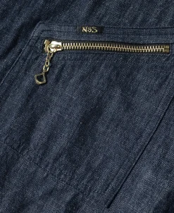 Bronson Mfg 1960s Zip Up Denim Work Jacket><noscript><img width=