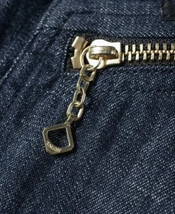 Bronson Mfg 1960s Zip Up Denim Work Jacket><noscript><img width=