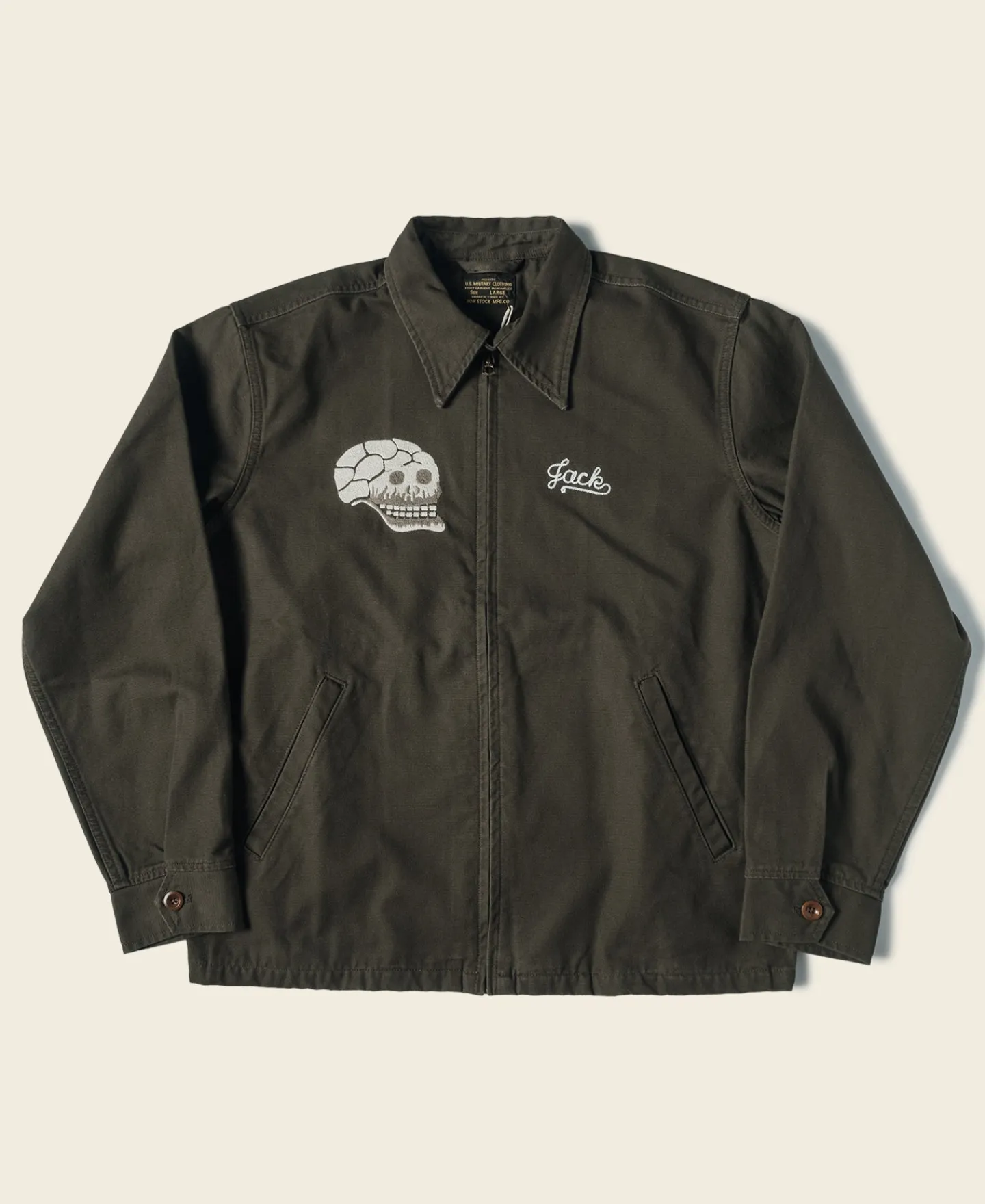 Bronson Mfg Skull Embroidery Vietnam Souvenir Jacket> Jackets & Coats