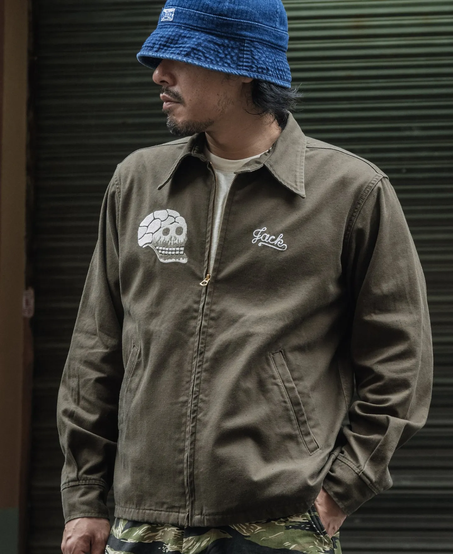 Bronson Mfg Skull Embroidery Vietnam Souvenir Jacket> Jackets & Coats