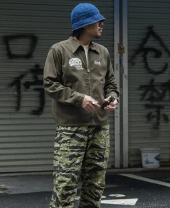 Bronson Mfg Skull Embroidery Vietnam Souvenir Jacket><noscript><img width=