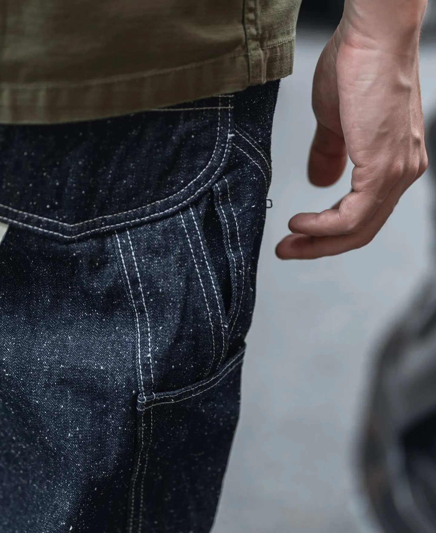 Bronson Mfg Slub Pearl Yarn Denim Carpenter Pants> Jeans|Pants & Trousers