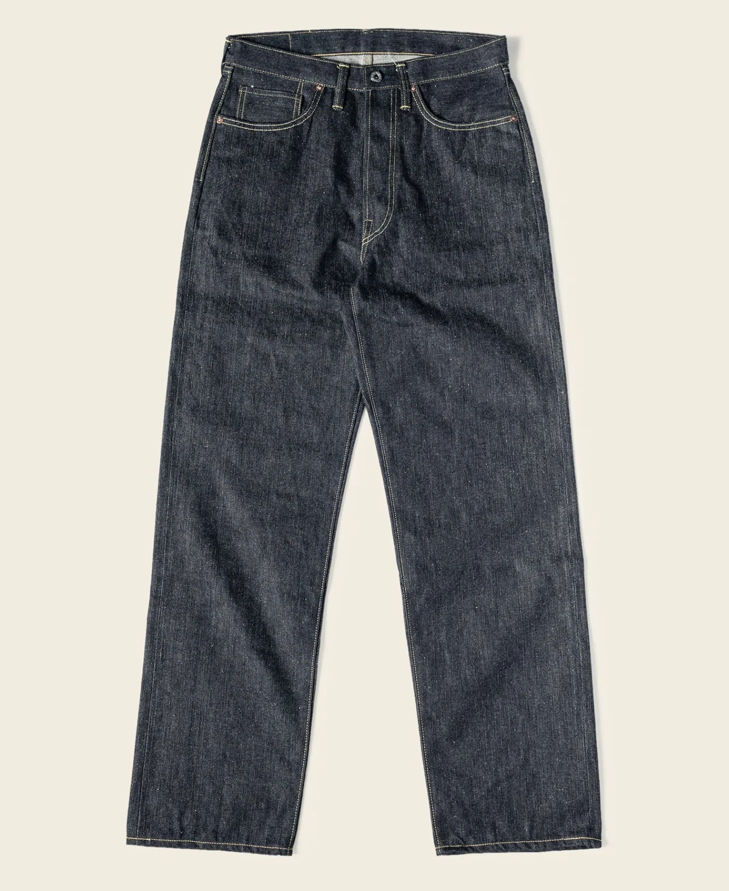 Bronson Mfg S801XX 1943 War Simplified Model Selvedge Denim Jeans> Jeans|Pants & Trousers