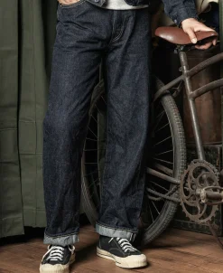 Bronson Mfg S801XX 1943 War Simplified Model Selvedge Denim Jeans><noscript><img width=