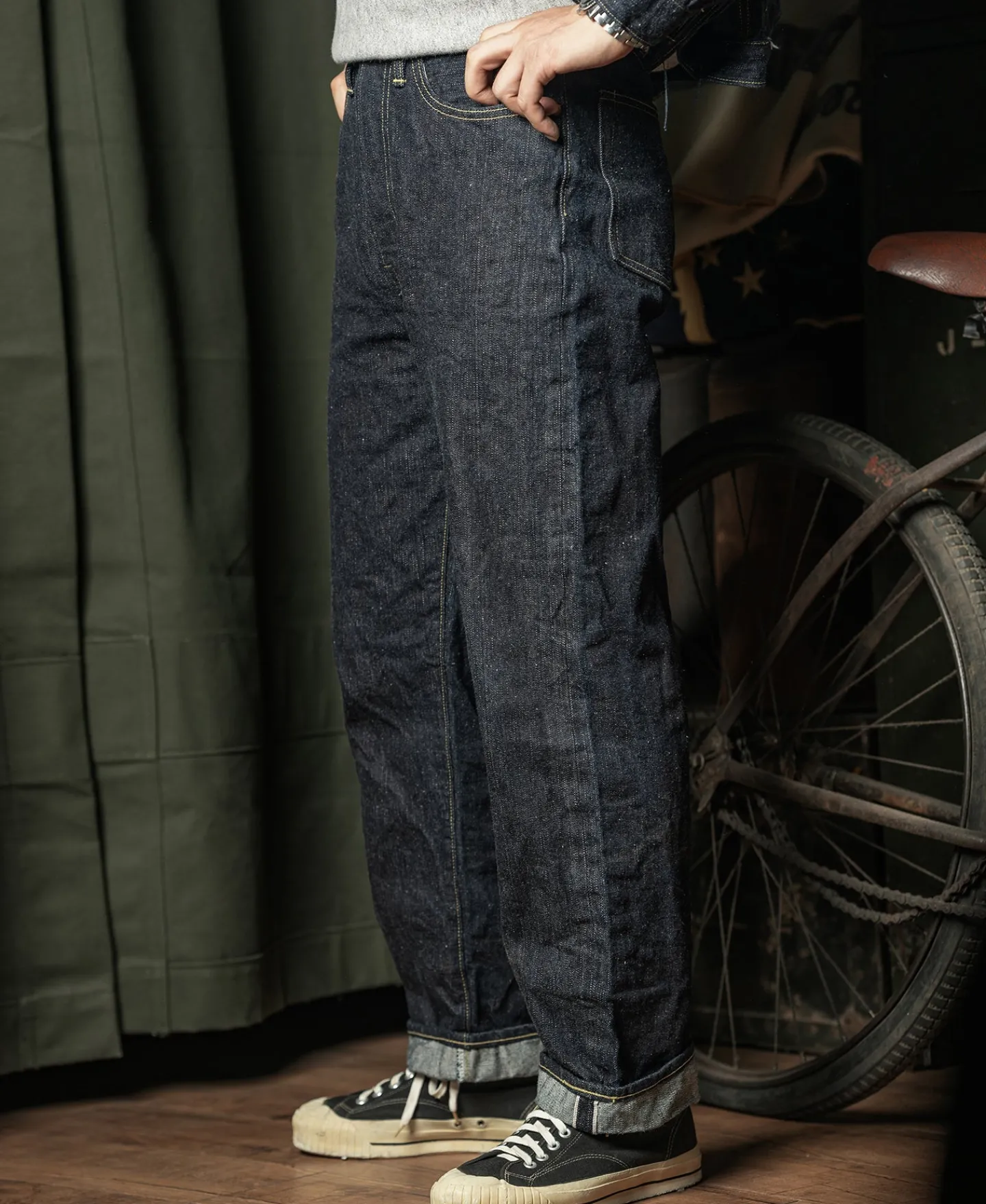 Bronson Mfg S801XX 1943 War Simplified Model Selvedge Denim Jeans> Jeans|Pants & Trousers