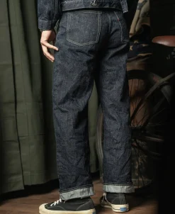 Bronson Mfg S801XX 1943 War Simplified Model Selvedge Denim Jeans><noscript><img width=