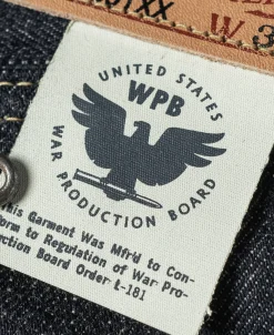 Bronson Mfg S801XX 1943 War Simplified Model Selvedge Denim Jeans><noscript><img width=