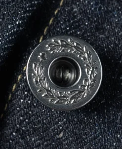 Bronson Mfg S806XX 1943 War Simplified Model 1st Selvedge Denim Jacket><noscript><img width=