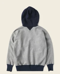 Bronson Mfg Two-Tone Double V Gusset Hooded Sweatshirt> Sweatshirts & Hoodies