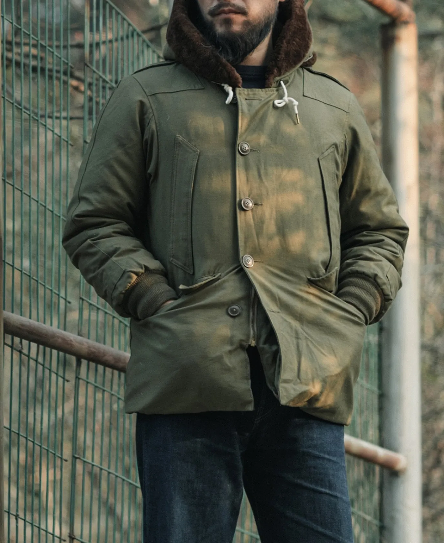 Bronson Mfg US Army Air Forces Type B-9 Flight Down Parka> Jackets & Coats