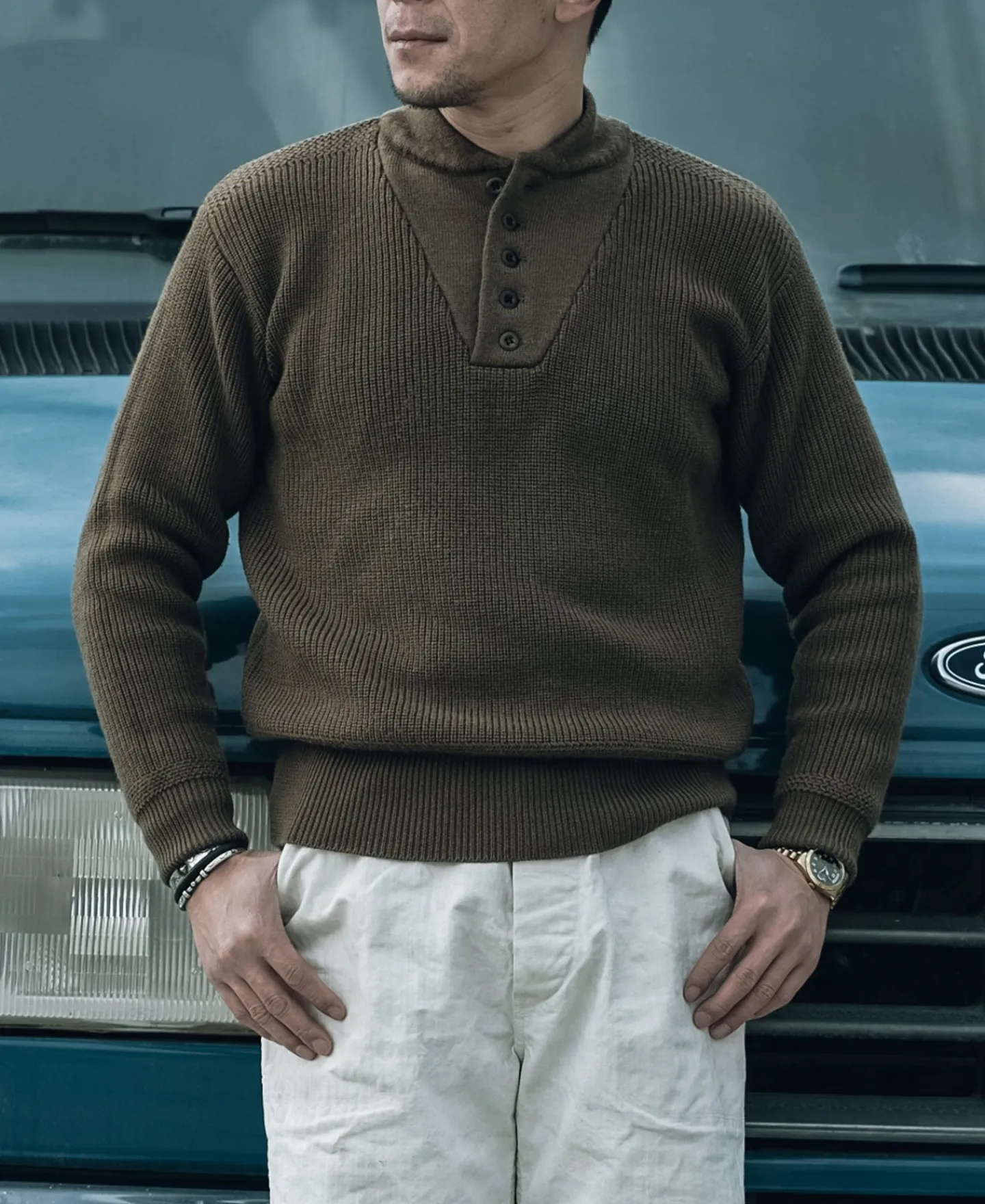 Bronson Mfg US Army High Neck Wool Sweater -> Knitwear