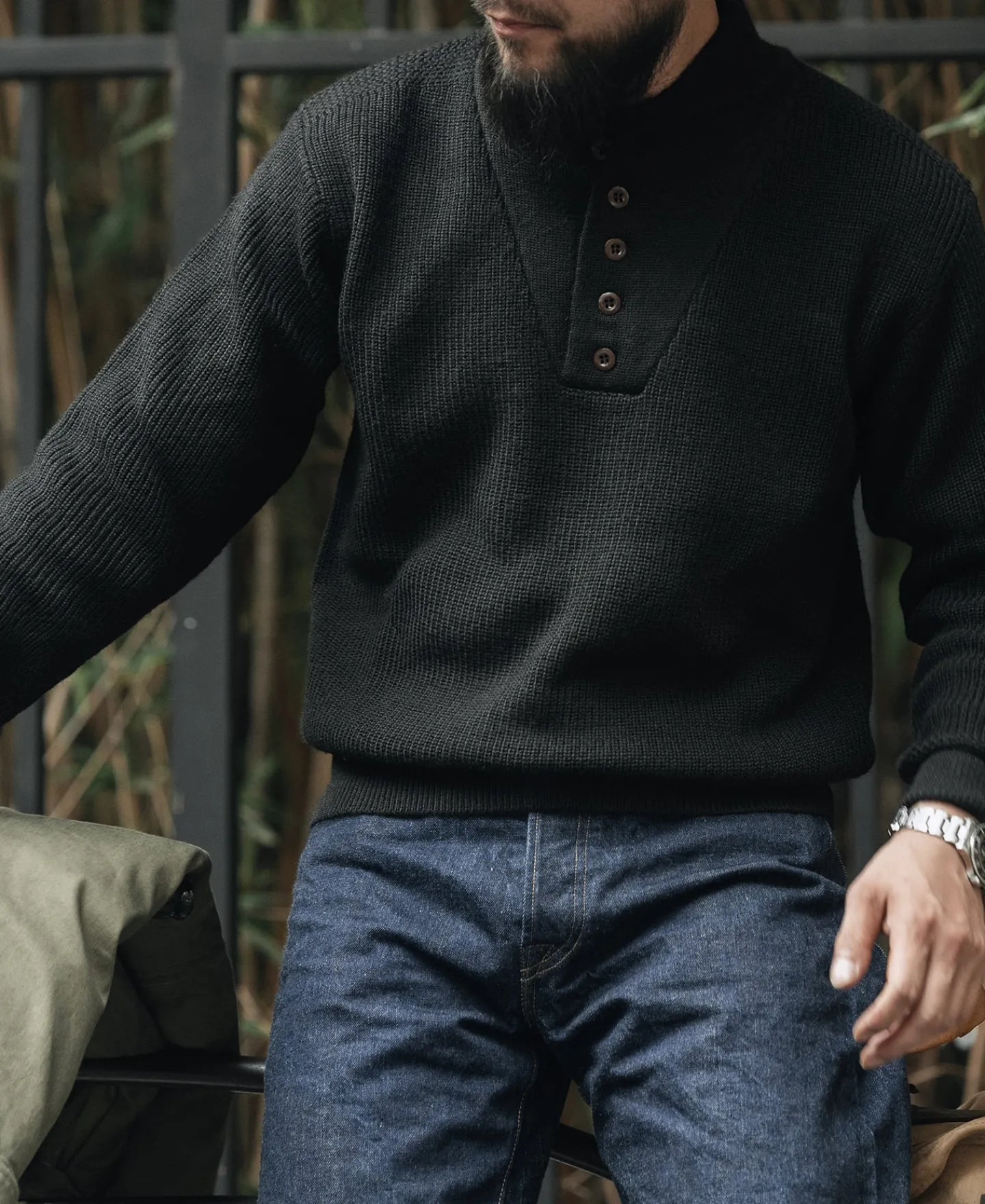 Bronson Mfg US Army High Neck Wool Sweater -> Knitwear