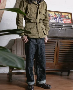 Bronson Mfg US Army M-42 Airborne Paratrooper Jacket><noscript><img width=