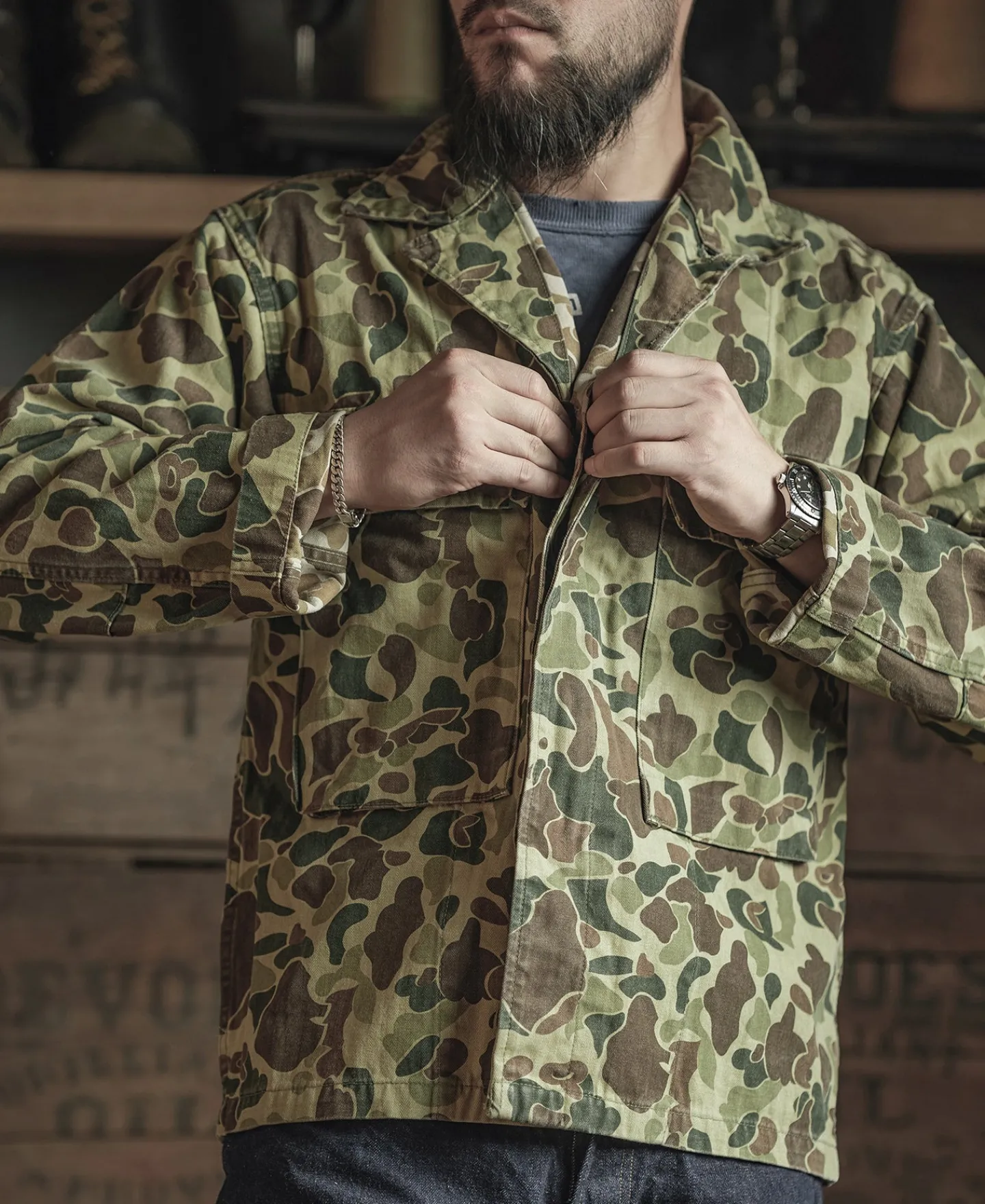 Bronson Mfg US Army M-43 Camo Jacket> Jackets & Coats