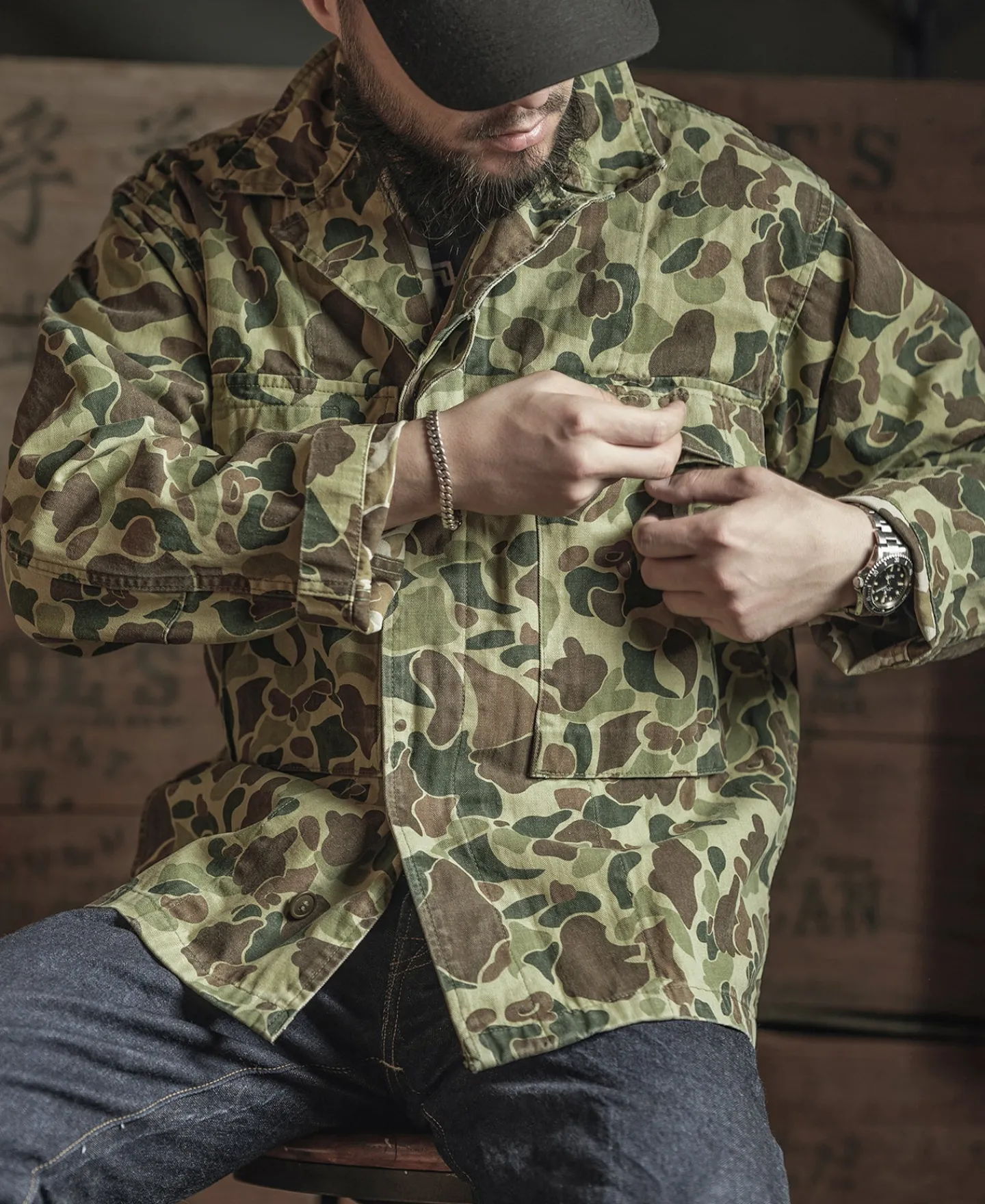 Bronson Mfg US Army M-43 Camo Jacket> Jackets & Coats