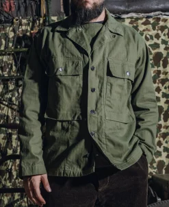 Bronson Mfg US Army M-42 HBT Jacket><noscript><img width=