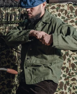 Bronson Mfg US Army M-42 HBT Jacket><noscript><img width=