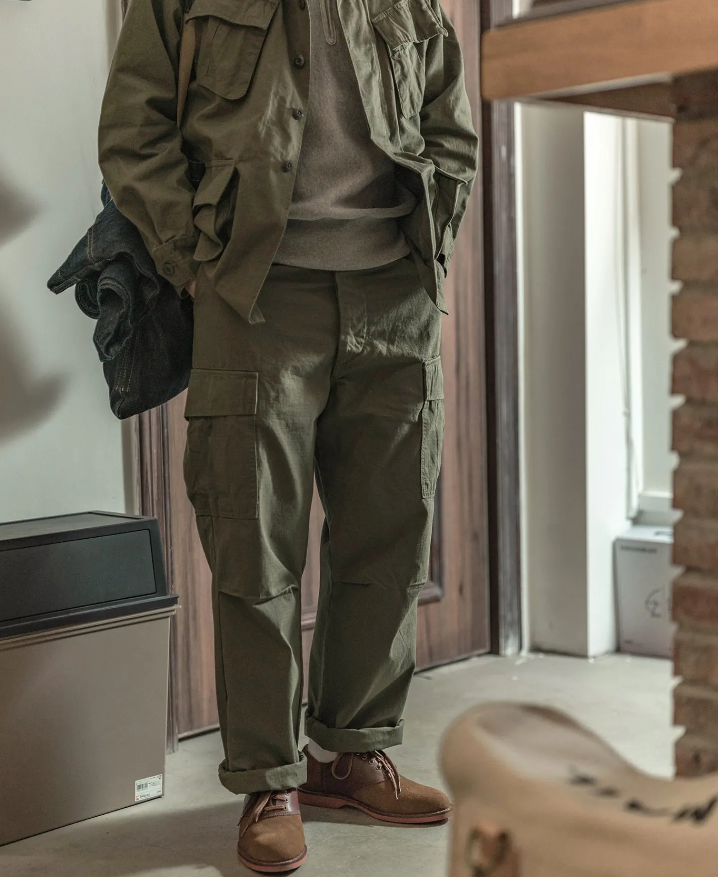 Bronson Mfg US Army 5th Model Tropical Jungle Fatigue Pants> Pants & Trousers