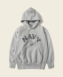 Bronson Mfg US Naval Academy Reverse Weave Hoodie> Sweatshirts & Hoodies