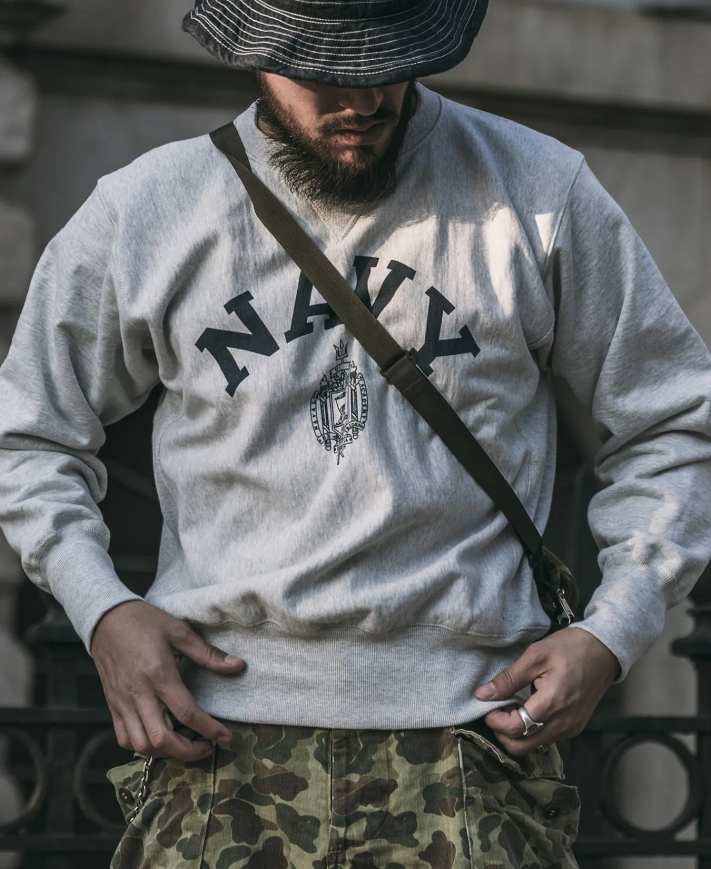 Bronson Mfg US Naval Academy Reverse Weave Sweatshirt> Sweatshirts & Hoodies
