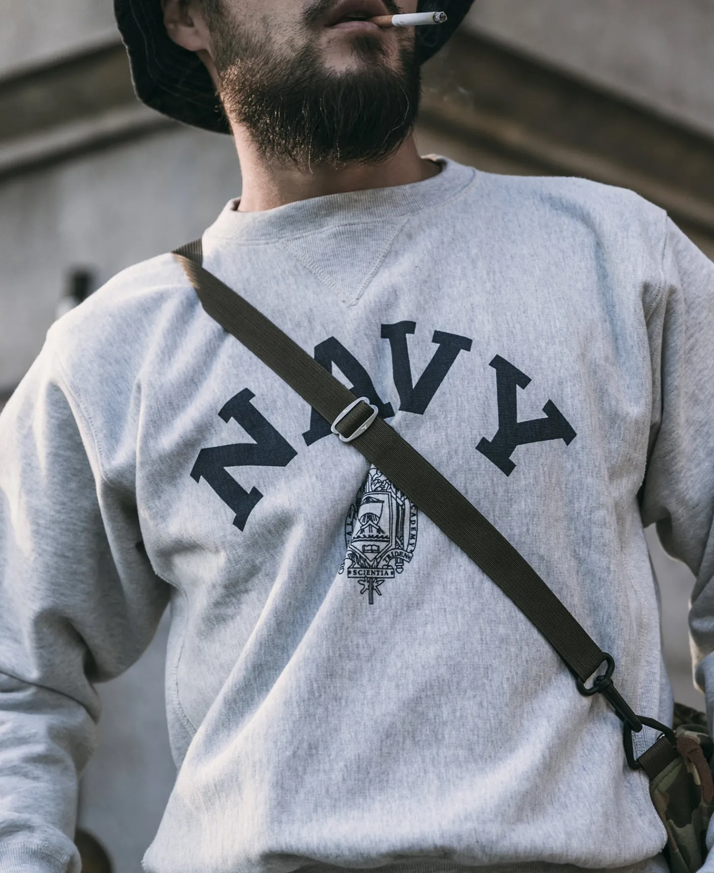 Bronson Mfg US Naval Academy Reverse Weave Sweatshirt> Sweatshirts & Hoodies