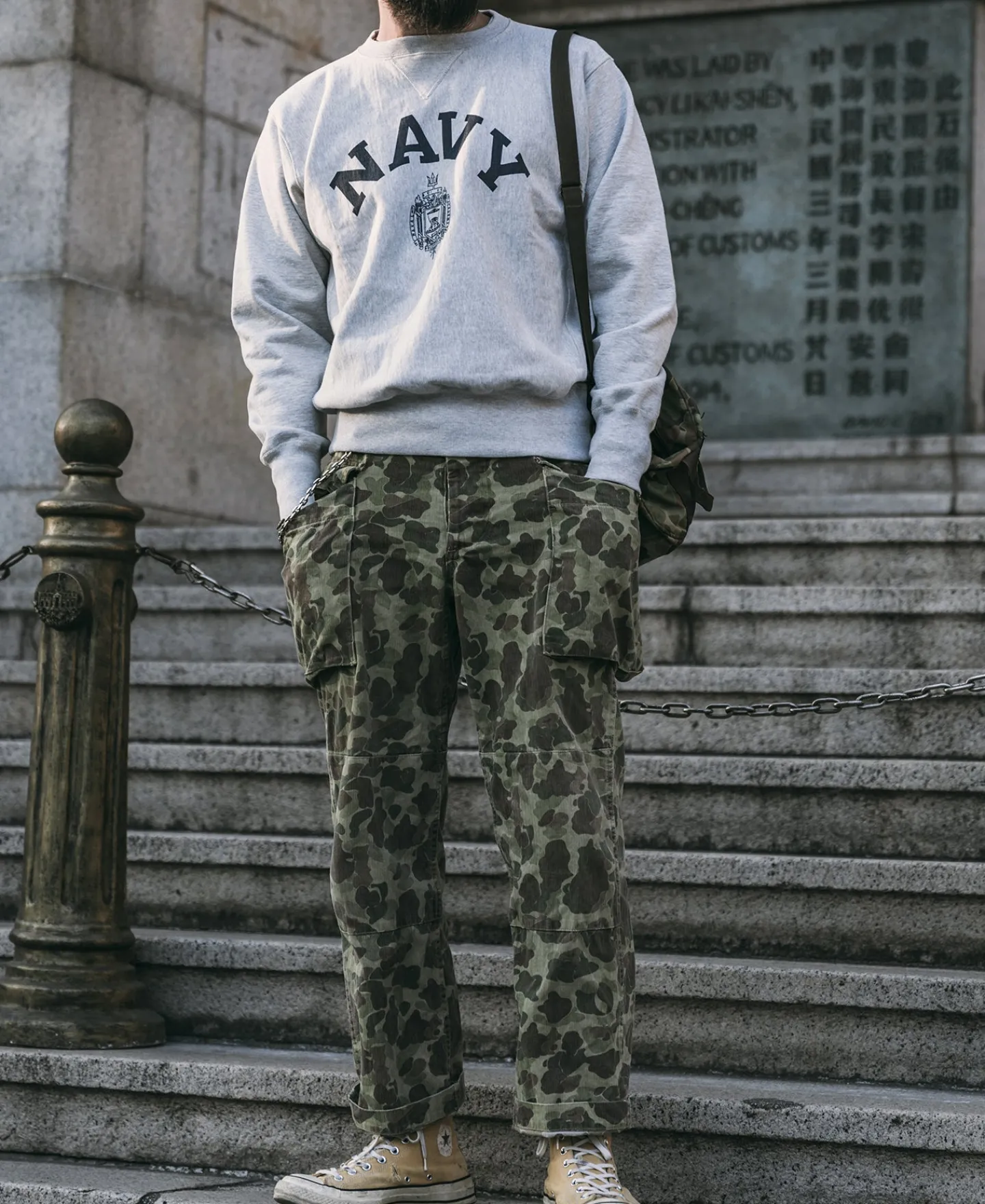 Bronson Mfg US Naval Academy Reverse Weave Sweatshirt> Sweatshirts & Hoodies