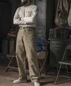 Bronson Mfg US Naval Raschel Knitting Waffle Thermal Shirt><noscript><img width=
