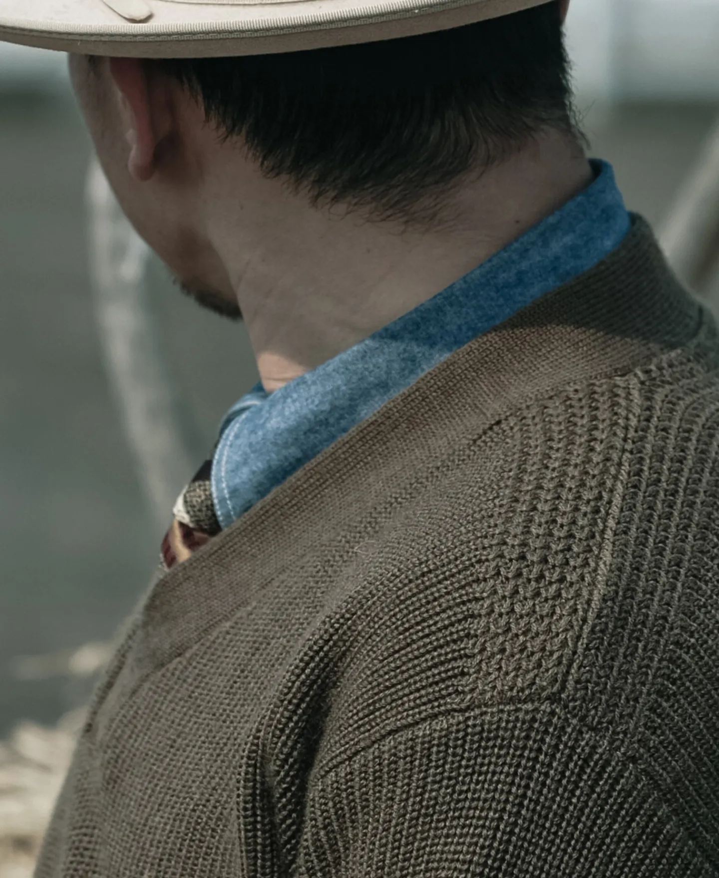 Bronson Mfg USAAF Type A-1 V-neck Mechanics Sweater -> Knitwear
