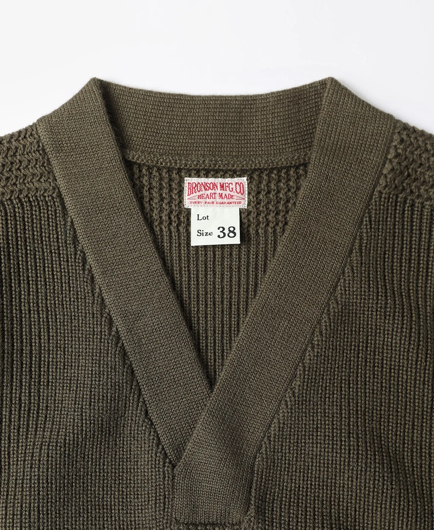 Bronson Mfg USAAF Type A-1 V-neck Mechanics Sweater -> Knitwear