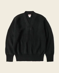 Bronson Mfg USAAF Type A-1 V-neck Mechanics Sweater -> Knitwear