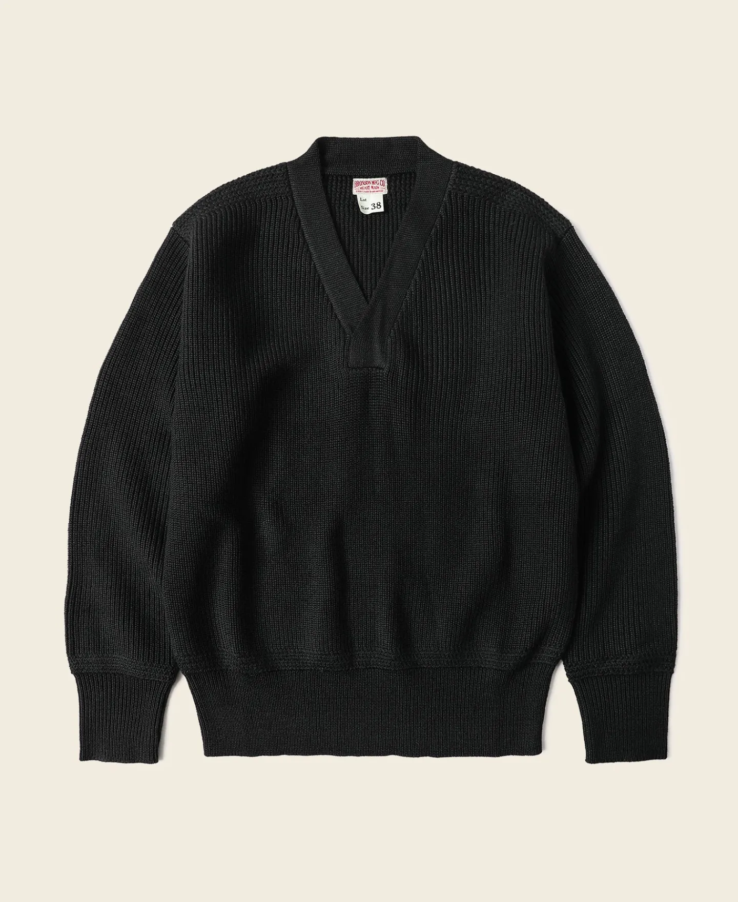 Bronson Mfg USAAF Type A-1 V-neck Mechanics Sweater -> Knitwear