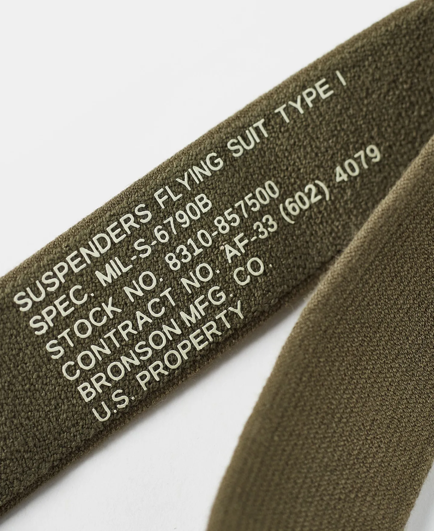 Bronson Mfg USAF X Back Suspenders -> Others
