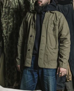 Bronson Mfg USMC P-41 HBT Utility Jacket><noscript><img width=