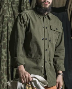 Bronson Mfg USMC P-44 HBT Utility Jacket><noscript><img width=
