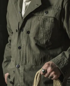 Bronson Mfg USMC P-44 HBT Utility Jacket><noscript><img width=