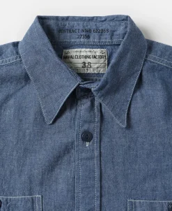 Bronson Mfg U.S.N. Chambray Shirt><noscript><img width=