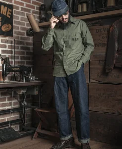 Bronson Mfg U.S.N. N-3 Utility Shirt><noscript><img width=