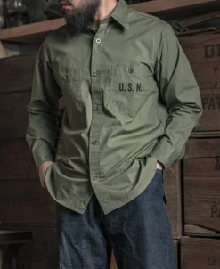 Bronson Mfg U.S.N. N-3 Utility Shirt><noscript><img width=