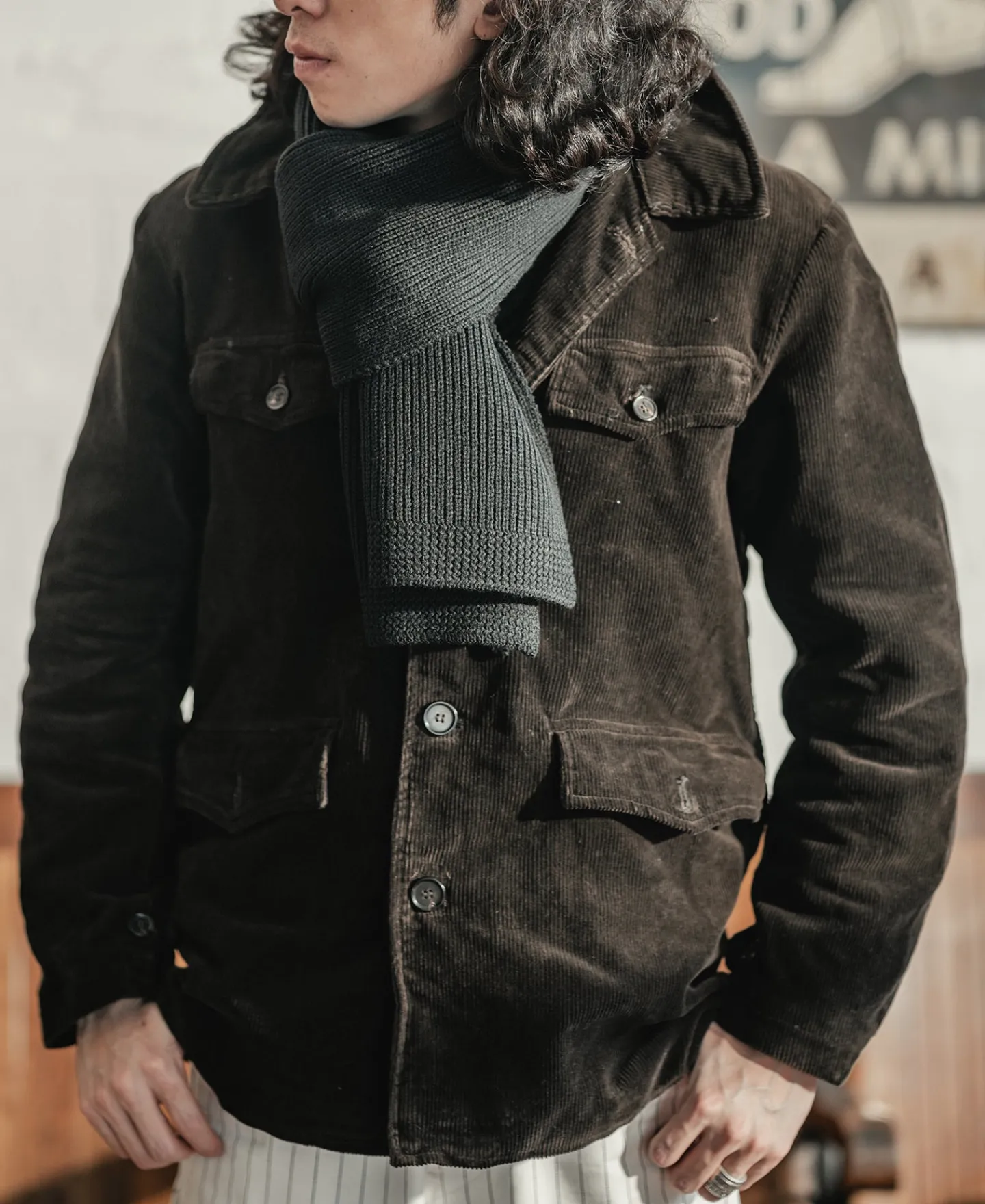 Bronson Mfg USN Wool Scarf -> Others