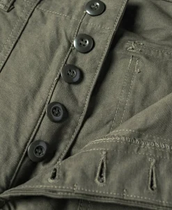 Bronson Mfg Vietnam War OG-107 Fatigue Utility Shorts -><noscript><img width=