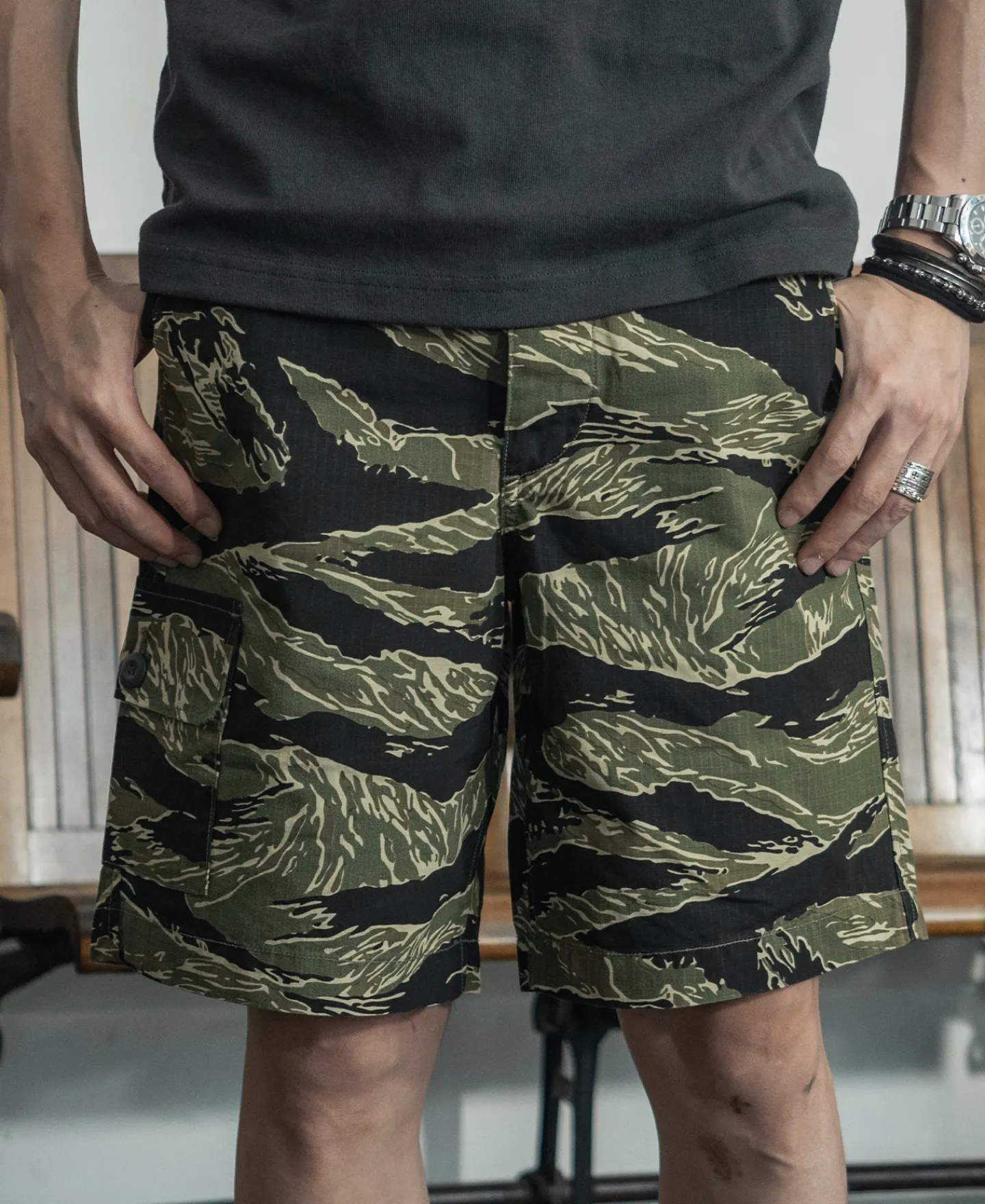 Bronson Mfg Vietnam War Tiger Shorts> Shorts