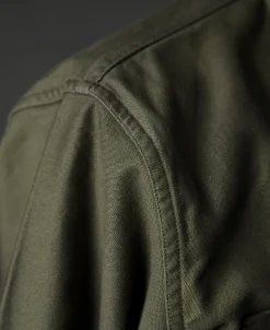 Bronson Mfg Vietnam War US Army OG-107 Fatigue Utility Shirt - Plain><noscript><img width=