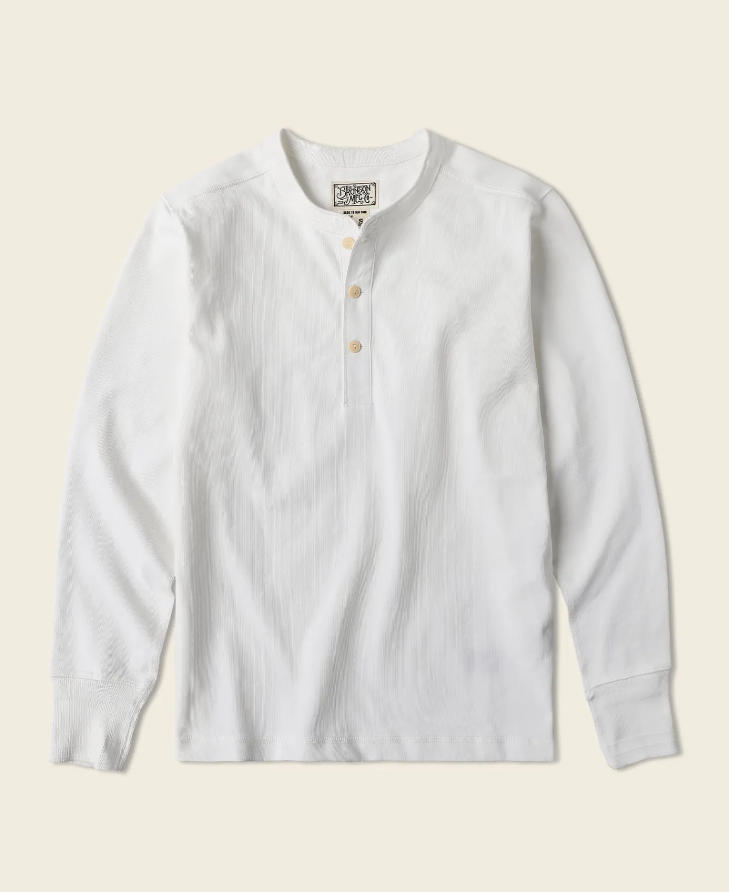 Bronson Mfg Vintage Long Sleeve Henley Shirt -> Long Sleeve T-Shirts|Henleys