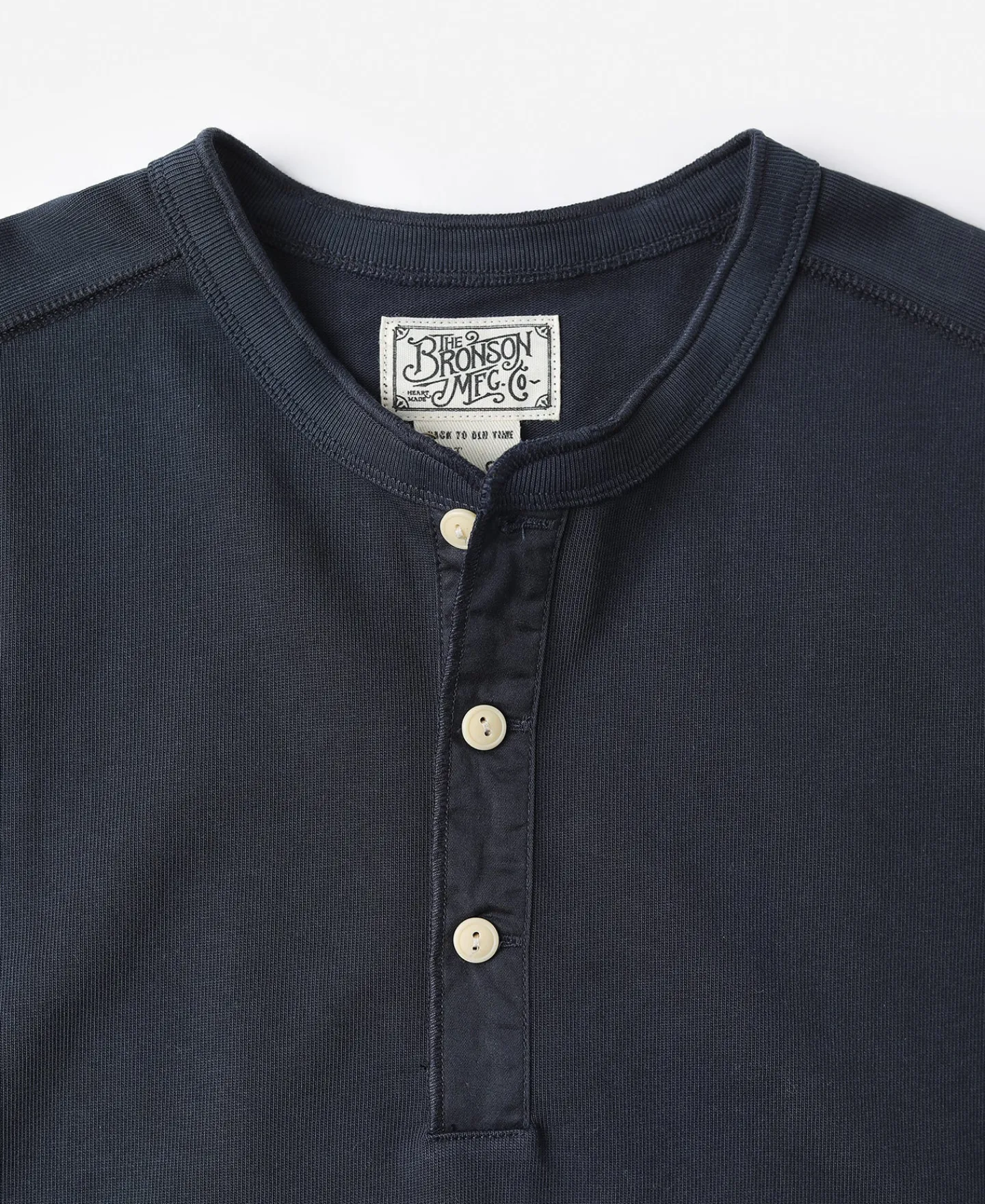 Bronson Mfg Vintage Long Sleeve Henley Shirt -> Long Sleeve T-Shirts|Henleys